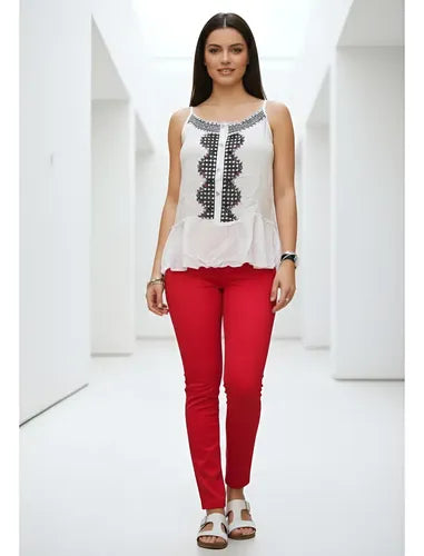 Pantalón Tipo Calza Leggin De Diseño