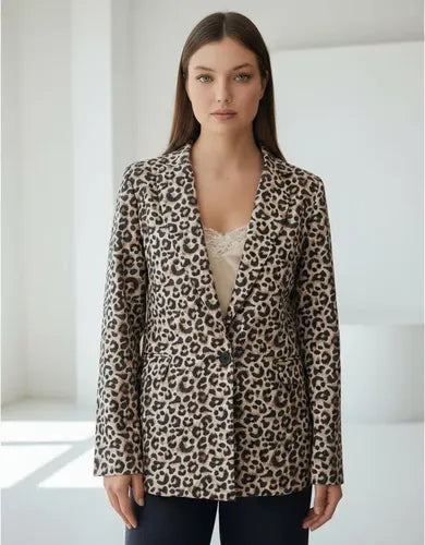 Saco Blazer Animal Print