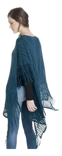 Poncho Ruana Tejidos Importados