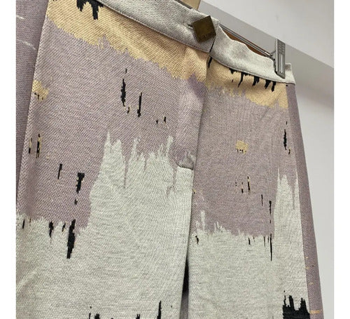 Pantalón Tipo Calza Marca Vestite Y Andate Multicolor Estampado 2