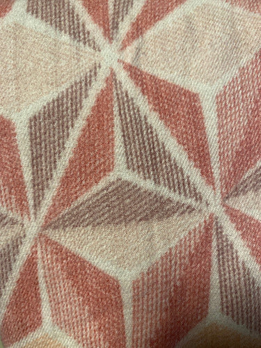 Pashmina Chalina Ruana Lanilla Rombos Importada