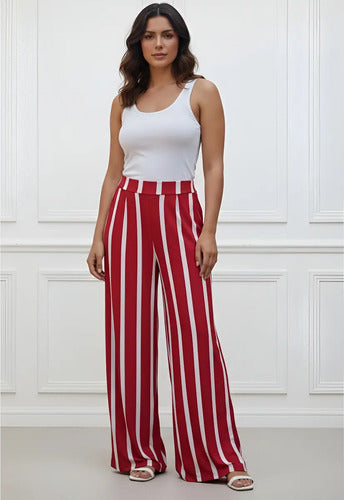 Pantalón Palazzo Modal Amplio