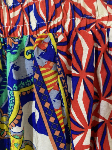 Pollera Larga Maxi Estampada