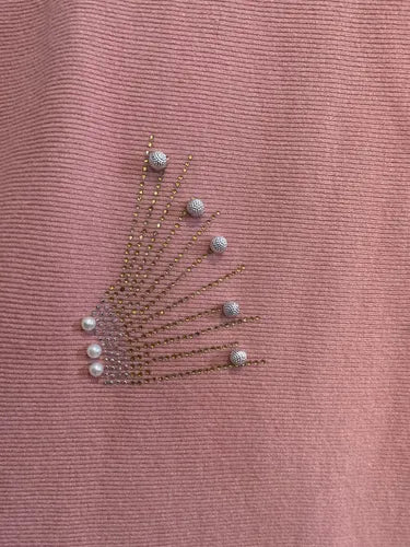 Sweater Con Strass Importado Cod. 220