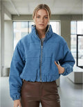 Campera Puffer De Jean Corta