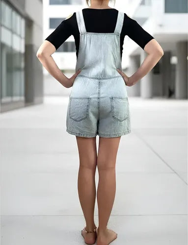 Enterito Mono Jean Corto Denim
