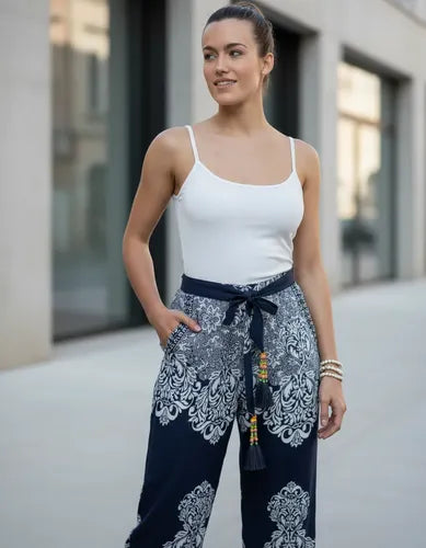 Pantalón Estampado Liviano Importado