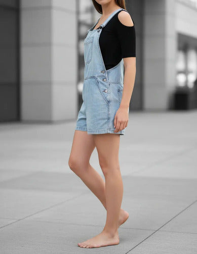 Enterito Mono Jean Corto Denim