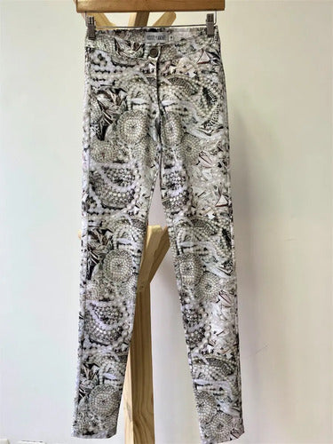 Pantalon De Diseño Marca Vestite Y Andate Multicolor Estampado 1