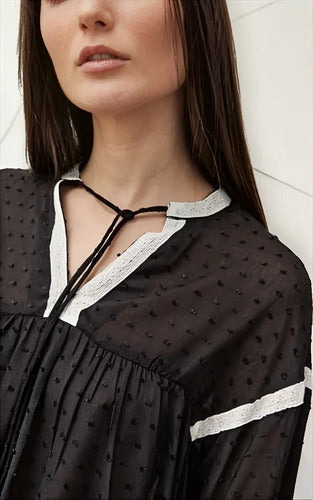 Camisa Blusa  Boho Plumetí Bordada Importada