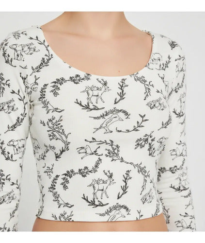 Remera Manga Larga Corta Diseño
