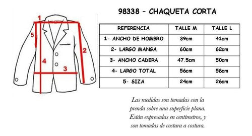 Chaqueta Campera Estampada Badana Importada Folk