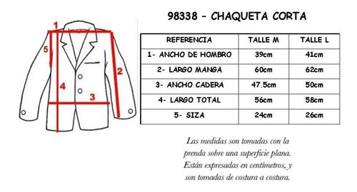 Chaqueta Campera Estampada Badana Importada Folk