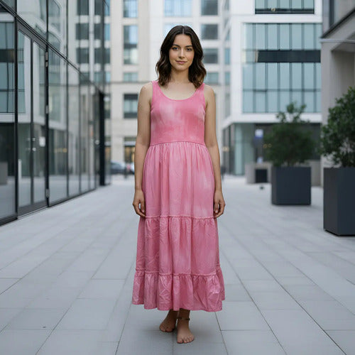 Solero Vestido Con Volados Batik