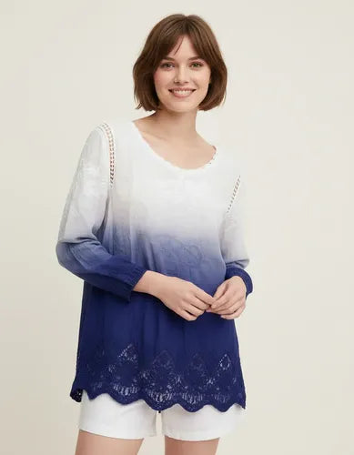 Blusa Camisa  Importada Batik  Puntilla Boho Hippie Chic