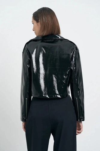 Campera Saco Chaqueta De Charol