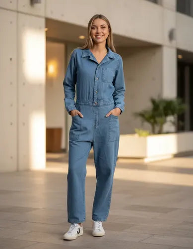 Mono Enterito Overall  Denim Jean