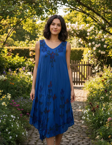 Vestido Solero Importado India Hindú Talle Grande Hasta Xxxl