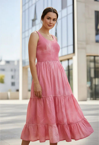 Solero Vestido Con Volados Batik