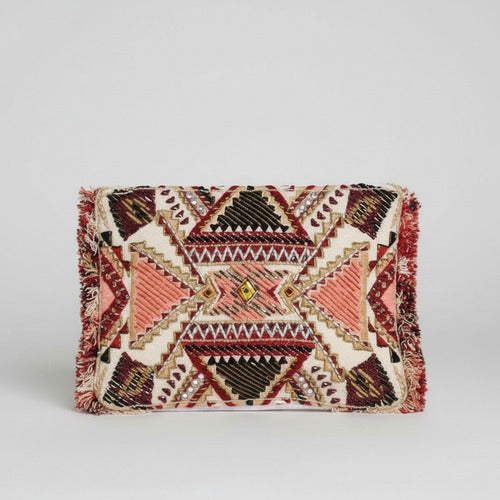 Cartera Bandolera Sobre Importado Bordado Tipo Holi Rapsodia