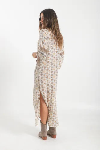 Vestido De Seda Hindú Túnica Mod. 10