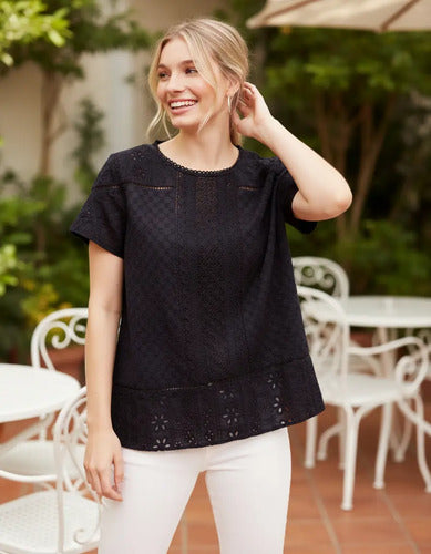 Camisa  Blusa Remera  Boho Hippie Chic Importada Negro L