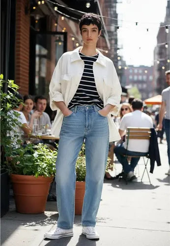 Saco Camisaco Twill Sastrero Talle Grande Oversize