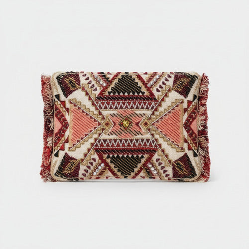 Cartera Bandolera Sobre Importado Bordado Tipo Holi Rapsodia