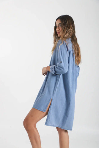 Vestido Túnica De Jean Denim