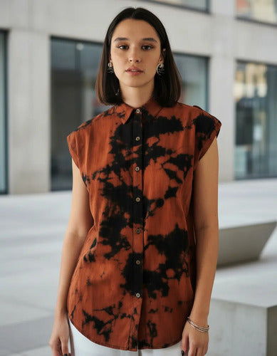 Camisa Camisola De Diseño Sin Mangas Oversize