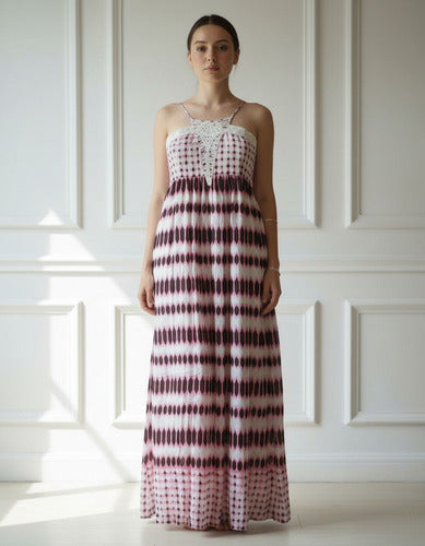 Vestido Solero Largo Importado Hippie Chic Estilo Vars