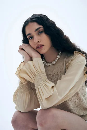 Sweater Tejido Importado Cod. 38 Beige Único