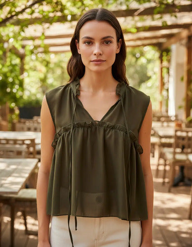 Blusa De Gasa