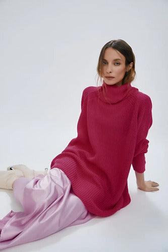 Sweater Pullover Tejido Polera Modelo Amplio