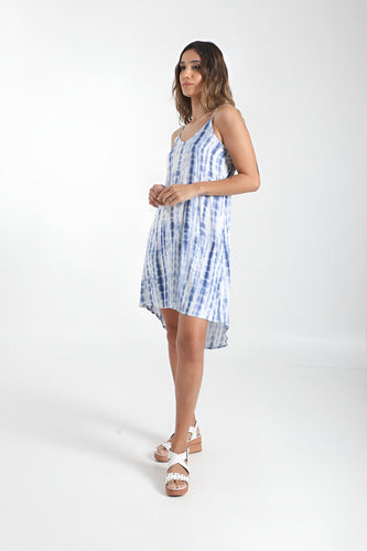 Vestido Sin Mangas Batik De India