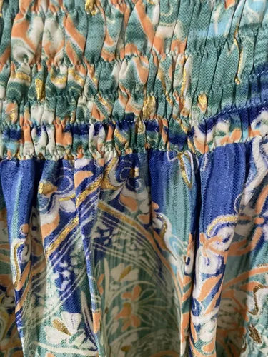 Pollera De Seda Hindú Evasé