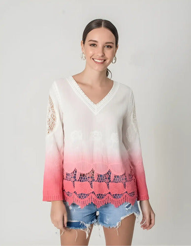 Camisa Blusa Importada Estilo Boho Batik