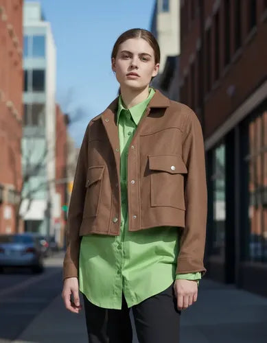 Chaqueta Campera Paño Corta