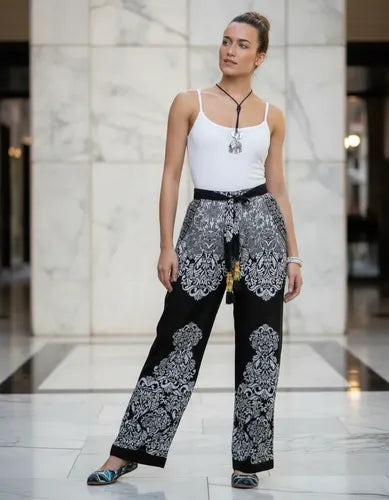 Pantalón Estampado Liviano Importado
