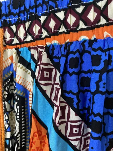 Pollera Larga Maxi Estampada
