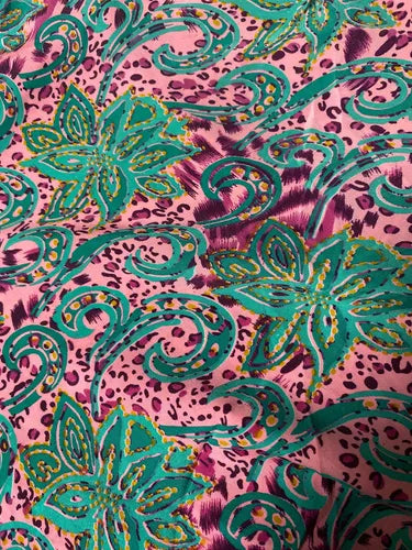 Vestido Largo Seda Hindu Importado Talle Grande Xxl