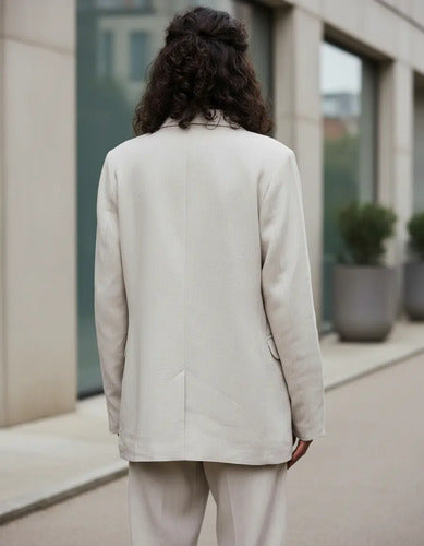Saco Blazer De Lino