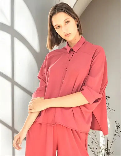 Camisa Camisola De Diseño  Grande Oversize 2da Selección Bordó 2