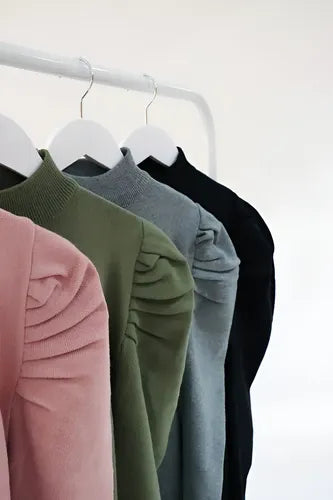 Sweater Tejido Mangas Princesa
