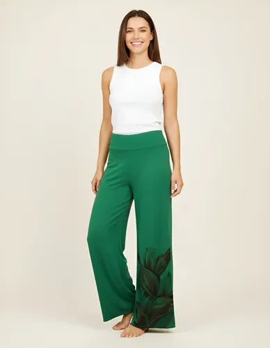 Pantalón Comodo De Lanilla Boho Hippie
