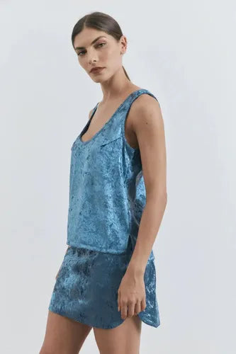 Falda Mini Pollera De Reptil Gamuzado