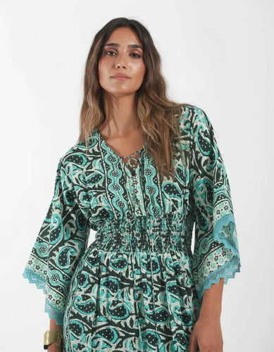 Vestido Largo De Seda Hindú Mod. 4