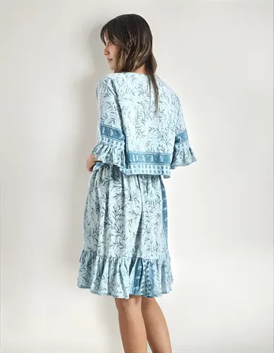 Vestido De Seda Hindú Mod. 5