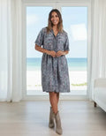 Vestido Midi De Seda Hindú Mod. 89
