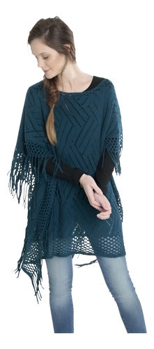 Poncho Ruana Tejidos Importados